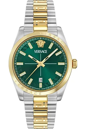 VERSACE Quarzuhr MILLENYIUM GENT VE0G00425, Armbanduhr, Herrenuhr, Swiss Made, Edelstahlarmband, analog, Datum