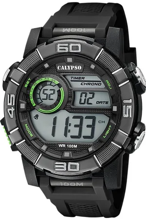 Calypso Digitaluhr Calypso Herrenuhr Kunststoff , (Digitaluhr), Herrenuhr rund, mittel (ca. 35mm) Kunststoffarmband, Sport-Style - Verkäufer: Fit4Style Silberschmuck - IMPPAC