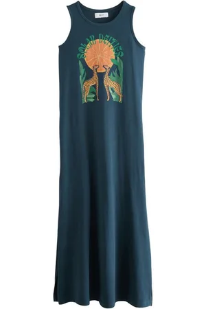 Next Jerseykleid Jersey-Maxikleid mit Grafik-Print (1-tlg) - Verkäufer: Germany GmbH