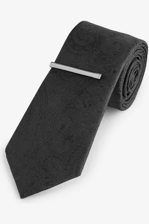 Next Krawatte Schmale Design-Krawatte und Krawattenclip (2-St) - Verkäufer: Germany GmbH