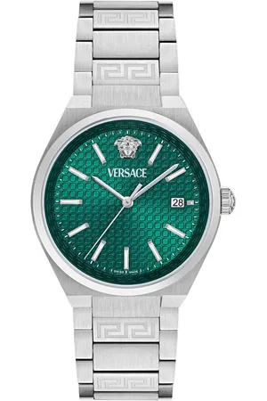 VERSACE Quarzuhr V-AURIA VE0F00125, Armbanduhr, Herrenuhr, Swiss Made, Edelstahlarmband, analog, Datum