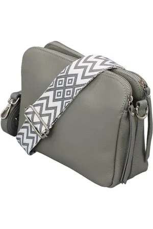 Adel Bags Schultertasche MARA Umhängetasche für Damen, Schultertasche aus Echtleder, hergestellt in Italien, mit 2 Riemen - Verkäufer: