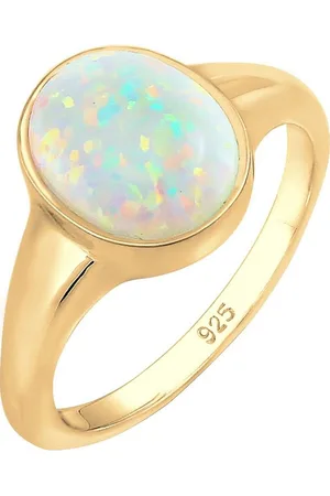 Elli Fingerring Damen-Damenring 925er Silber 1 Opal, Opal, synthetisch - Verkäufer: CHRIST Juweliere und Uhrmacher seit 1863 GmbH