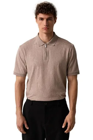 Next Poloshirt Poloshirt mit 1/4-Reißverschluss und Muster (1-tlg) - Verkäufer: Germany GmbH