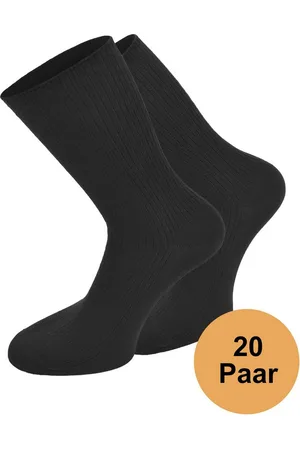 Normani Diabetikersocken (20 Paar) Hygienisch Geruchshemmend Atmungsaktiv ohne einschneidendes Bündchen - Verkäufer: