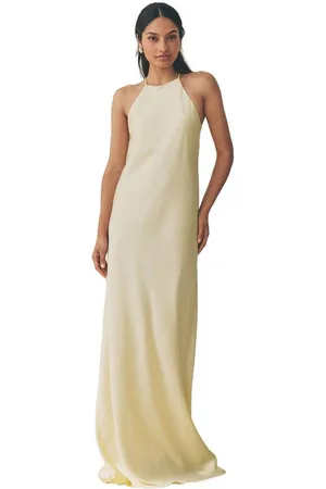 Next Satinkleid Hoch geschlossenes Maxikleid aus Satin (1-tlg) - Verkäufer: Germany GmbH