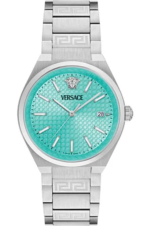 VERSACE Quarzuhr V-AURIA VE0F00225, Armbanduhr, Herrenuhr, Swiss Made, Edelstahlarmband, analog, Datum