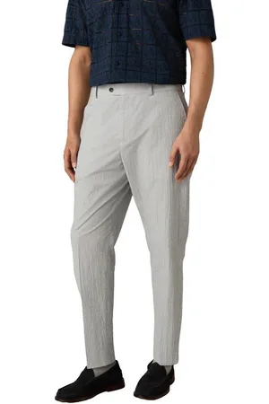 Next Anzughose Slim Fit Seersucker-Anzughose mit Streifen (1-tlg) - Verkäufer: Germany GmbH