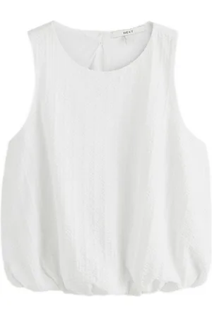 Next Shirttop Ärmelloses Top mit Ballonsaum aus 100 % Baumwolle (1-tlg) - Verkäufer: Germany GmbH