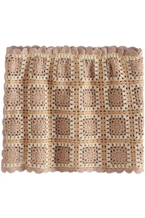 Next Trägertop Glitzerndes Bandeau-Trägertop mit Häkeldetail (1-tlg) - Verkäufer: Germany GmbH