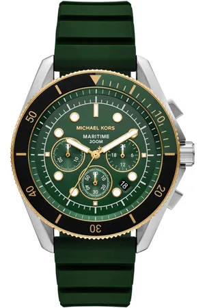 Michael Kors Chronograph MARITIME MK9214, Quarzuhr, Armbanduhr, Herrenuhr, Silikonarmband, analog, Tag