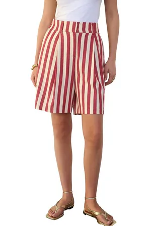 Next Shorts Tailored Fit Shorts mit Streifen und Leinenanteil (1-tlg) - Verkäufer: Germany GmbH