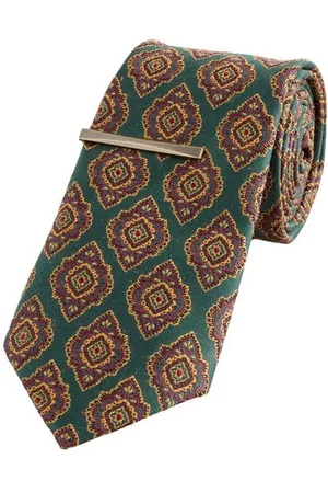 Next Krawatte Krawatte mit geometrischem Print und Krawattenclip (2-St) - Verkäufer: Germany GmbH
