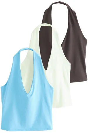 Next Trägertop Neckholdertops im 3er-Pack (3-tlg) - Verkäufer: Germany GmbH