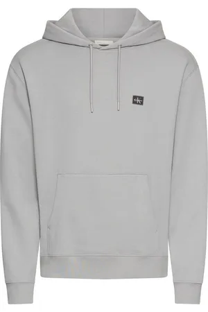 Calvin Klein Kapuzensweatshirt 400GSM TERRY BADGE HOODIE Mit Rundhalsausschnitt