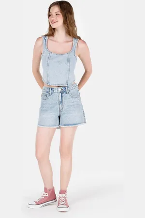Colins Shorts Mom Fit Jeansshorts mit hoher Taille für Damen - Verkäufer: MegaMerchant