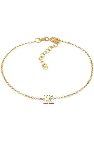 Elli Armband Buchstaben Initialen Anhänger K 925 Silber, Buchstabe - Verkäufer: JULIE & GRACE GmbH
