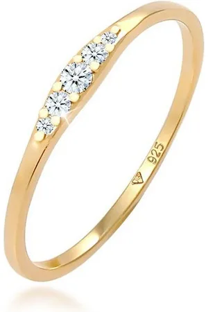 Elli DIAMONDS Verlobungsring Verlobungsring Diamant (0.09 ct) 925 Silber