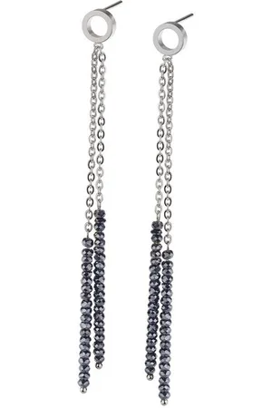ERNSTES Paar Ohrstecker Edelstahl mit Hämatit E701 - Verkäufer: Schmuck-Uhren-Trends