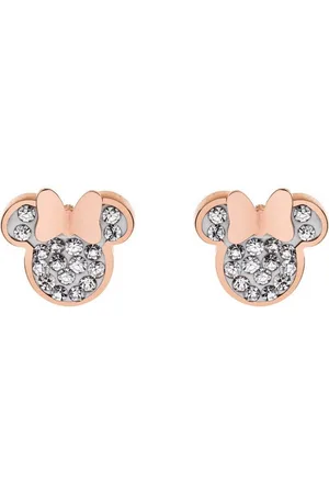 Disney Paar Ohrstecker © Minnie Mouse Kinderohrringe Edelstahl silber rosa - Verkäufer: coolkids-store