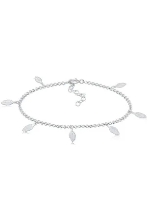 Elli Armband Armband Erbskette Feder Bettelarmband Boho Look 925 Silber, Feder - Verkäufer: JULIE & GRACE GmbH