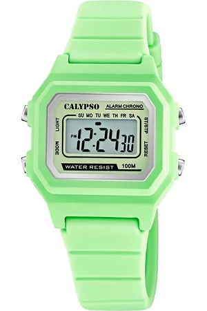 Calypso Digitaluhr Calypso Unisex Uhr Digital Sport K5802/1, (Digitaluhr), Damen, Herrenuhr eckig, mittel (ca. 33mm) Kunststoffband, Sport-Style - Verkäufer: Fit4Style Silberschmuck - IMPPAC