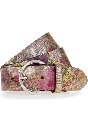 Mustang Ledergürtel Florales oder Animal-Design, 4 cm breit