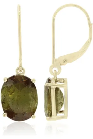 Cavill Ohrring-Set Brasilianischer Andalusit 9K Gold Tropfenohrringe, 4ct (2-tlg) - Verkäufer: Juwelo Deutschland GmbH