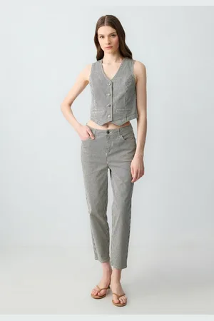 Jimmy Key Strickhose Denim donkerblauwe broek - Verkäufer: