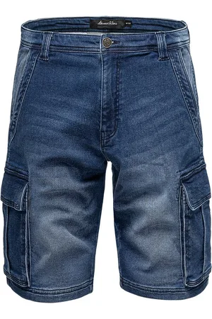 amaci Cargoshorts FORT LEE Jeansshorts Herren Bermuda Jeans Short Hose Regular Fit - Verkäufer: