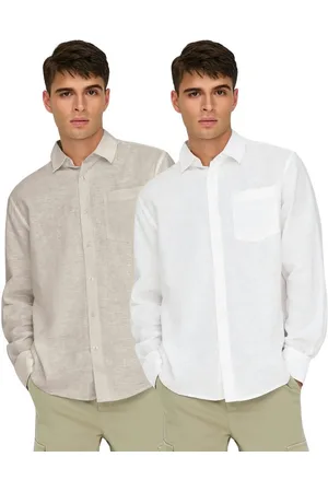 Only & Sons Leinenhemd Basic langarm Hemd im Doppelpack - Verkäufer: mailopoint