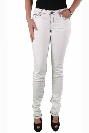 Cipo & Baxx Regular-fit-Jeans Damen Designer Jeans Hose CBW-0609 - Verkäufer: fashion4smile