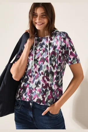 CECIL Kapuzenshirt mit grafischem Muster