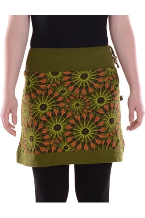Vishes Minirock Damen Mini-Rock Baumwolle Mandala-Muster elastischer Bund Alternative Bekleidung, Ethno, Hippie, Retro Style - Verkäufer: - Alternative Bekleidung