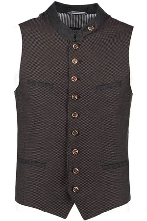 OS-TRACHTEN Trachtenweste Qalimo Slim Fit, 4 Leistentaschen, ärmellos - Verkäufer: DealDate