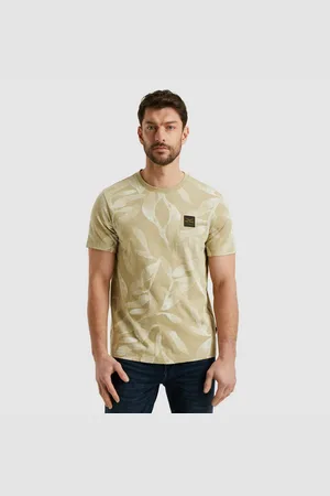 PME Legend™ T-Shirt Short sleeve r-neck slub jersey aop mit All-Over Print