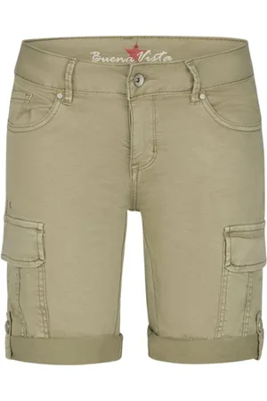 Buena Vista Stretch-Jeans CARGO SHORT aloe 2504 B5710 4003.7143 - Stretch Twill - Verkäufer: Jeans-Manufaktur
