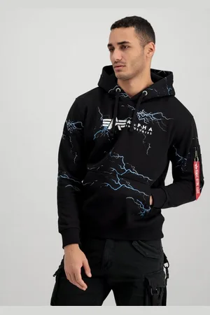 Alpha Industries Hoodie Men - Hoodies Lightning AOP Hoodie