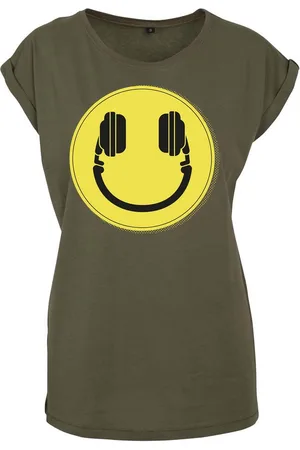 Youth Designz Print-Shirt "Headset Smiley" Damen T-Shirt Statement oder Geschenk Frauen Motiv mit lustigen Aufdruck für Frauen - Verkäufer: EmDa Trading GmbH