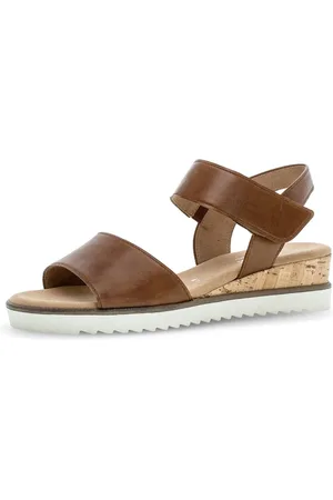 Gabor GENUA Keilsandalette, Sommerschuh, Riemchensandale, Komfortschuh in Weite G (weit)