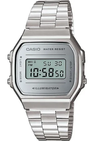 Casio Quarzuhr Unisex-Uhr Vintage Iconic Quarz Edelstahl-Armband A168WEM-7EF - Verkäufer: Karat24