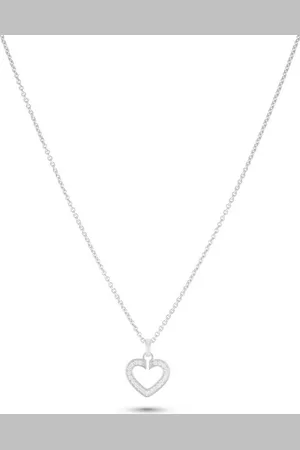 Jette Joop Kette mit Anhänger Sacred Heart Damen-Halskette 925er Silber Herzanhänger mit Zirkonia, 86938308NL - Verkäufer: Jäckle Uhrenhandel e.K.