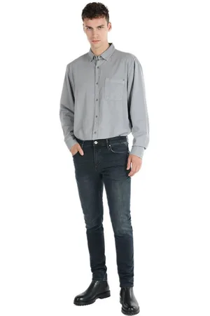 Colins Stretch-Jeans Danny Slim Fit Dunkelblaue Herren Hose mit Niedriger Taille und Gerade - Verkäufer: MegaMerchant