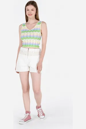 Colins Shorts Mom Fit High Waist Jeansshorts für Damen - Verkäufer: MegaMerchant
