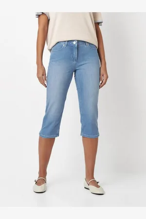 Toni Caprijeans Perfect Shape Capri mit Shaping Effekt aus sommerlichem Denim