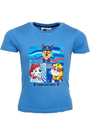 Paw Patrol Print-Shirt Chase Kinder Jungen T-Shirt kurzarm Shirt 100% Baumwolle, Gr. 92 bis 116 - Verkäufer: WS-Trend