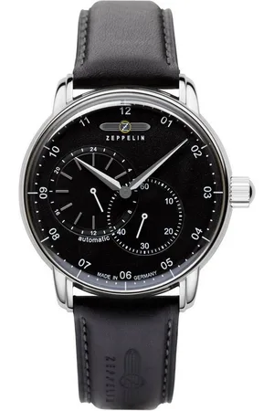 Zeppelin Automatikuhr New Captain´s Line 8662-2, Mechanische Uhr, Armbanduhr, Herrenuhr, Lederarmband, Made in Germany