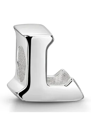 Materia Bead Hochglanz Charm Buchstabe / Alphabet " L " 1389, 925 Sterling Silber - Verkäufer: Schmuck