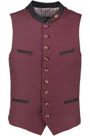 OS-TRACHTEN Trachtenweste Qalimo Slim Fit, 4 Leistentaschen, ärmellos - Verkäufer: DealDate