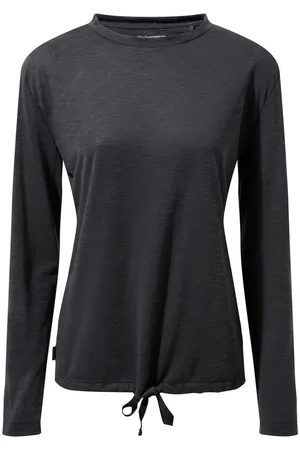 Craghoppers Langarmshirt - NosiLife Novah LS - Damen Shirt Longshirt, grau - Verkäufer: hive outdoor